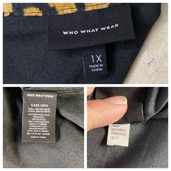 Who What Wear Leopard Dress Plus Sz 1X - Picture 11 of 11